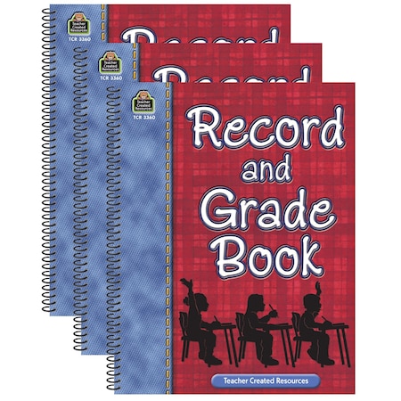Teacher Created Resources Record and Grade Book, 64 Pages, PK3 TCR3360
